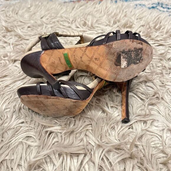 L.A.M.B. Zada ankle strap high heel sandal size 9.5 - Picture 2 of 12